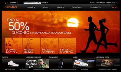 Saldi Nike - 50% sul sito Ufficiale