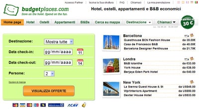 Prenotazioni hotel
