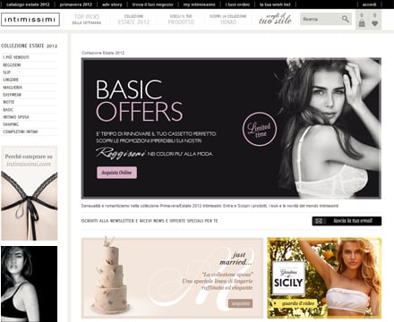 shopping online intimissimi